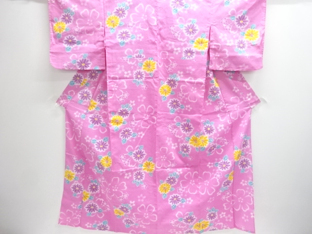 JAPANESE KIMONO / YUKATA / FLOWER 